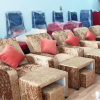 Ghế massage chân vải nhung giá rẻ 1 ghe massage chan 9