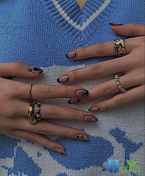 mẫu nail tháng 9 nổi bật