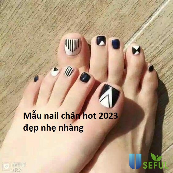 999 Mẫu nail chân đẹp mẫu móng chân đơn giản hot trend 2023