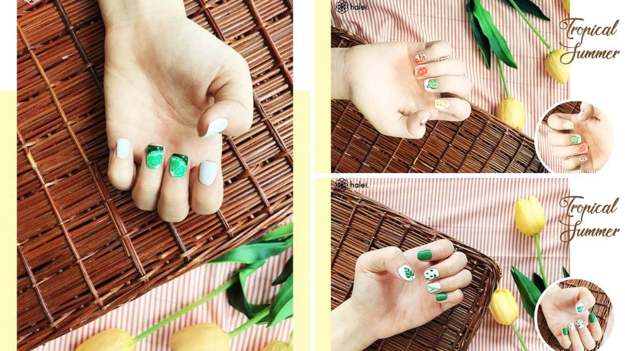 Các mẫu nail nhiều màu sắc rất đẹp mắt tại Lamia Nail Hà Nội. Nguồn: Internet