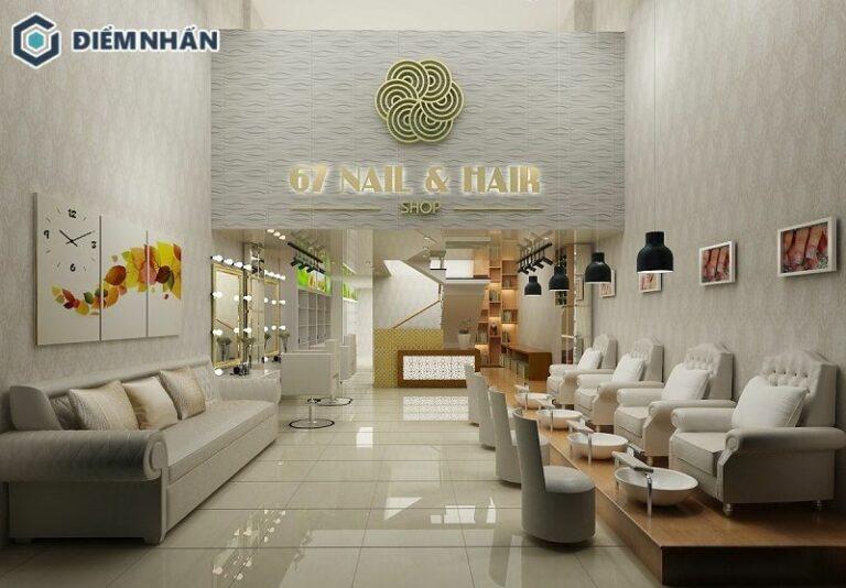30+ Mẫu thiết kế tiệm nail nhỏ đẹp, ấn tượng, hút khách