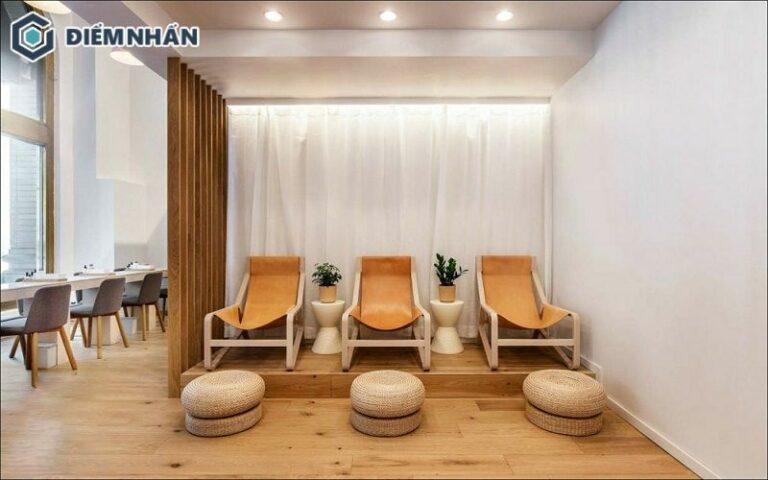 Phong cách tiệm nail nhiệt đới tạo cảm giác dễ chịu cho khách hàng
