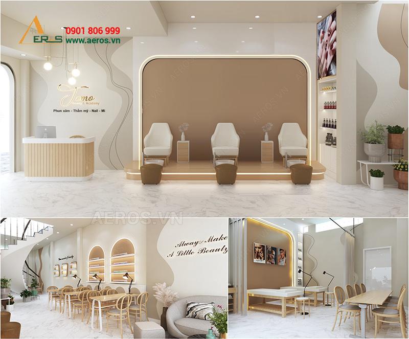 THIẾT KẾ TIỆM NAIL ĐẸP NHỎ XINH - TIẾT KIỆM | AEROS