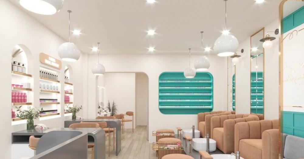 Cách trang trí đèn tiệm nail khiến các cô nàng mê đắm Cách trang trí đèn tiệm nail khiến các cô nàng mê đắm