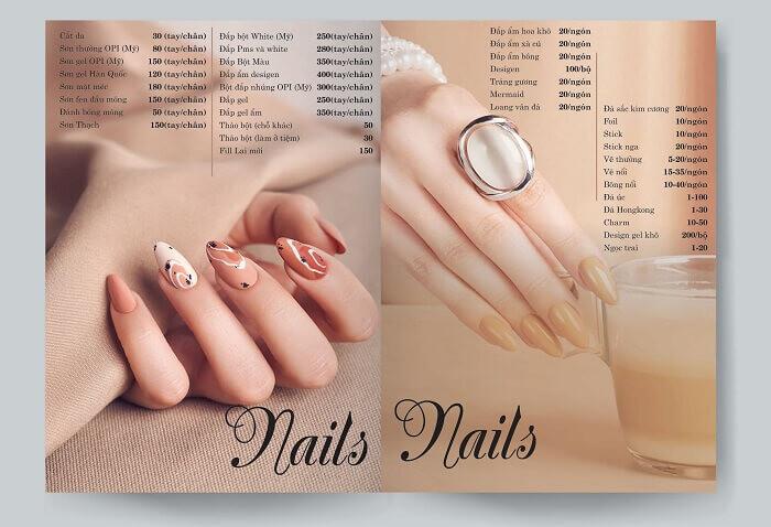 20+ mẫu bảng giá tiệm nail ấn tượng, thu hút khách nhất hiện nay 2 noi-dung-bang-gia-tiem-nail-ngan-gon
