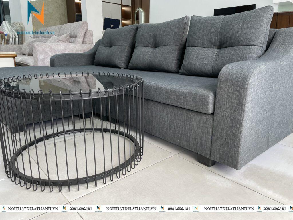Sofa Nỉ Giá Rẻ Màu Ghi - Một Trong Các Mẫu Bán Chạy Nhất Của Nội Thất Đê La Thành